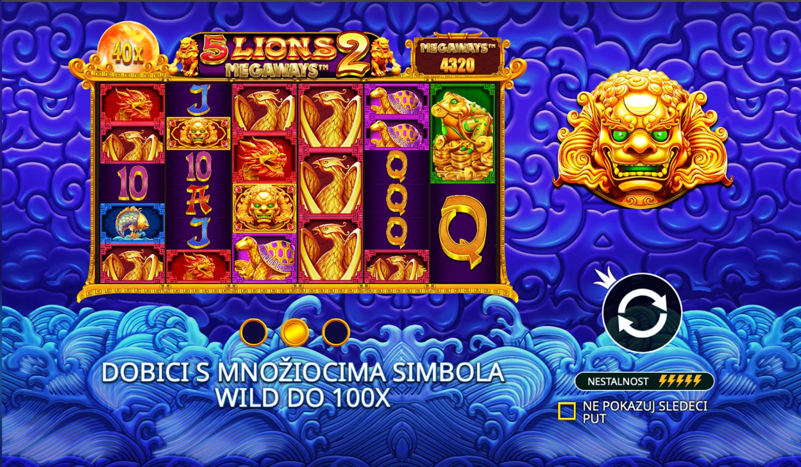 5 Lions Megaways TEZ