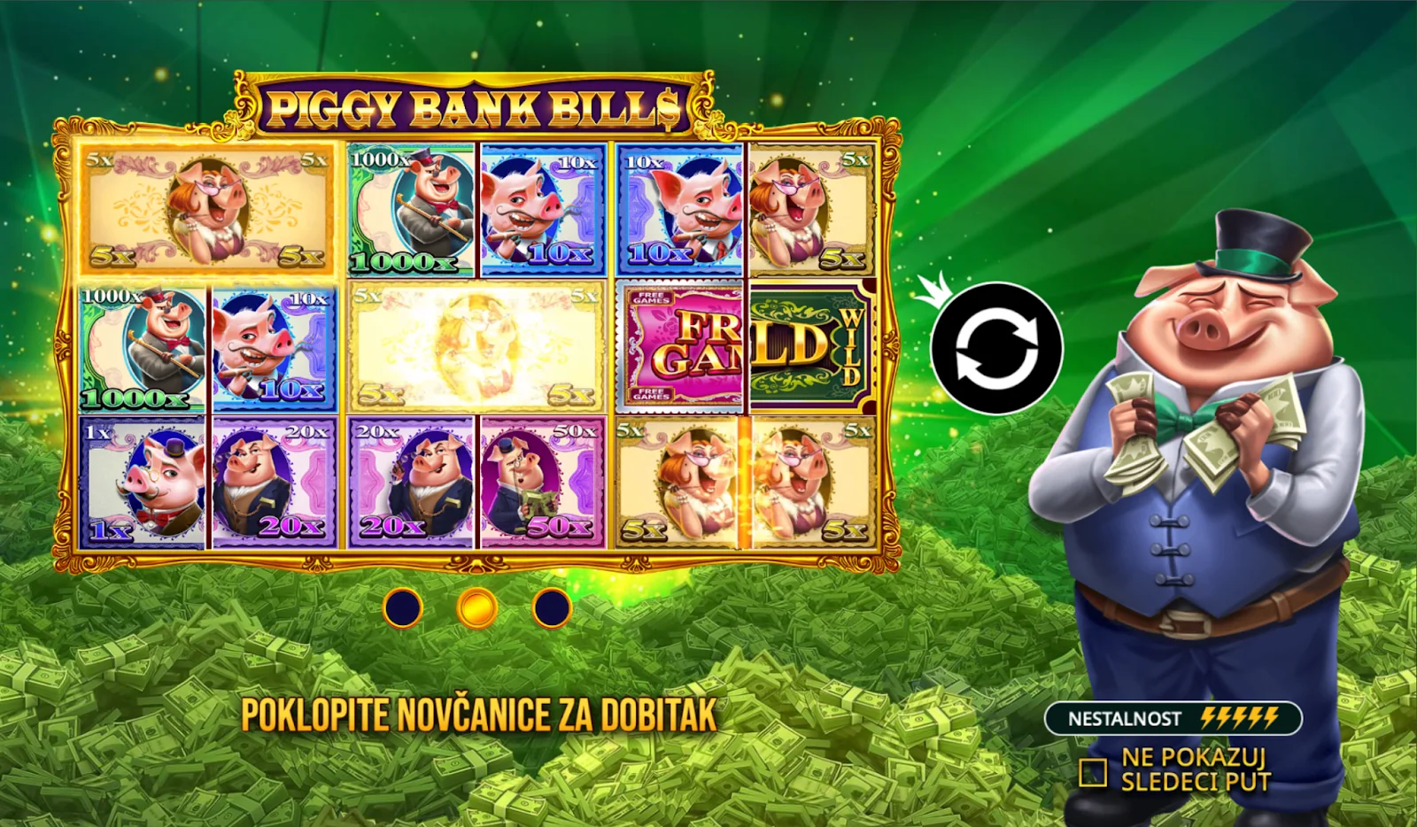 Piggy Bank Bills TEZ